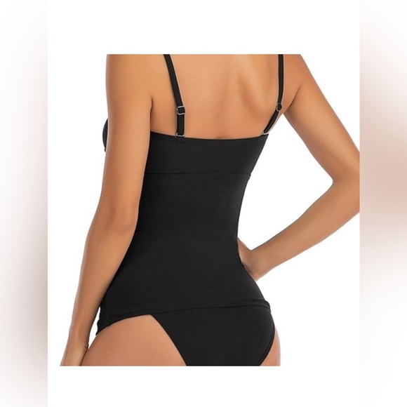 Women’s Tankini Tummy Control Top & Bottoms Swimsuit Size M - Picture 3 of 10